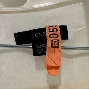 J. Crew Women's White Button Down Shirt